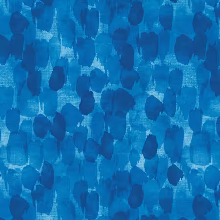 Classic Blue Brush Strokes