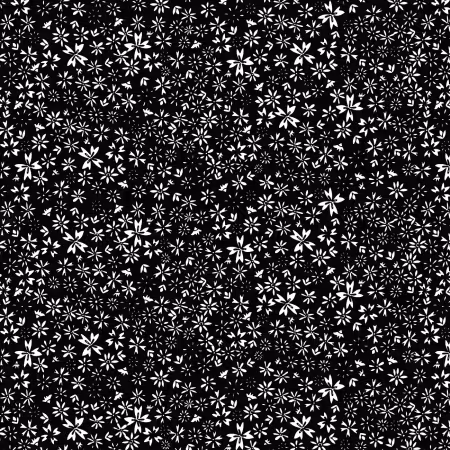 Black-White Daisy Wide Width 108
