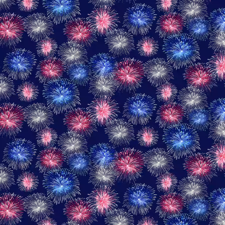 Navy/Multi Fireworks 6 Inch repeat