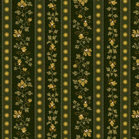 Dark Green Wallpaper Stripe 3.4 Inch repeat