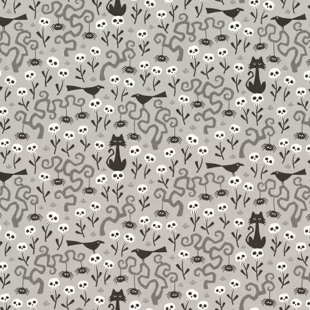 Skulls Garden Organic Cotton Halloween