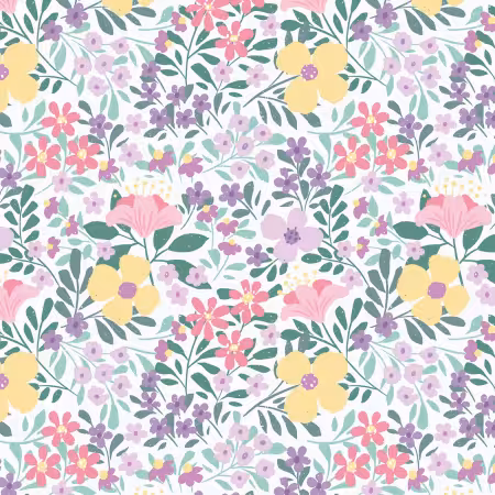Floral Springtime Organic Cotton