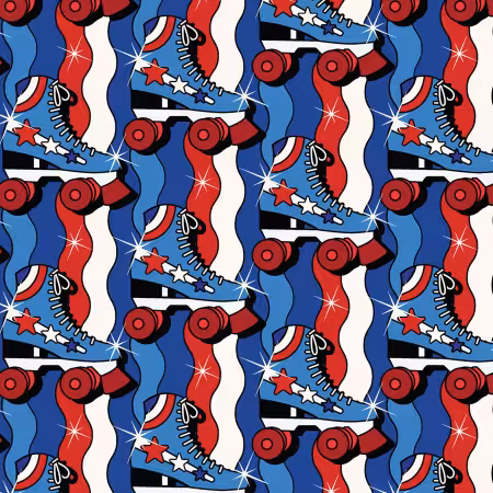 Blue/Red Pop Stars Organic