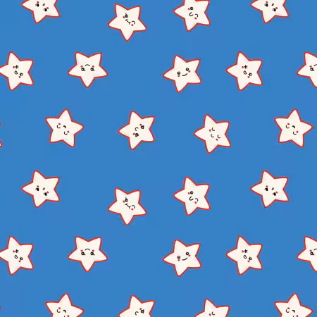 Blue Pop Stars Organic