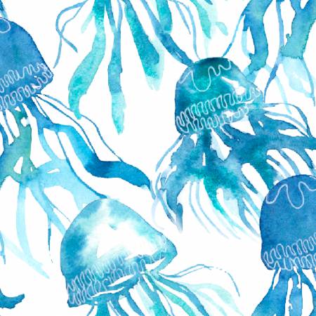White Jellyfish Swarm
