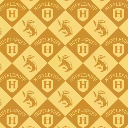 Yellow Hufflepuff Diamond Check