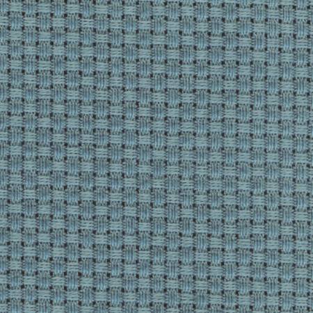 COSMO Embroidery Cotton Cloth for Cross Stitch Precuts 14ct Vintage Blue