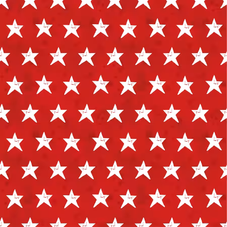 Red Stars On Red