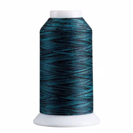 Superior Spirit 40wt Polyester 1650yd Variegated Thread Teal Black