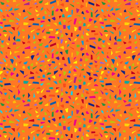 Tangerine Snips of Color