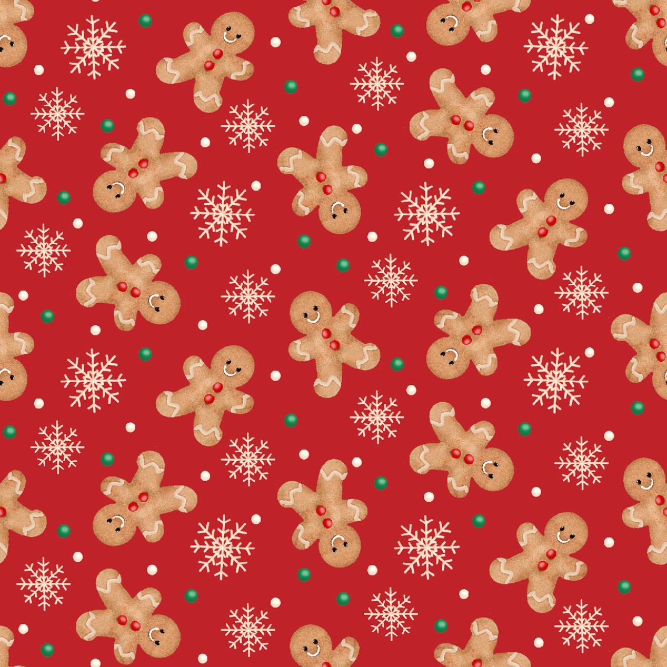 Red Festive Gingerbread Fun