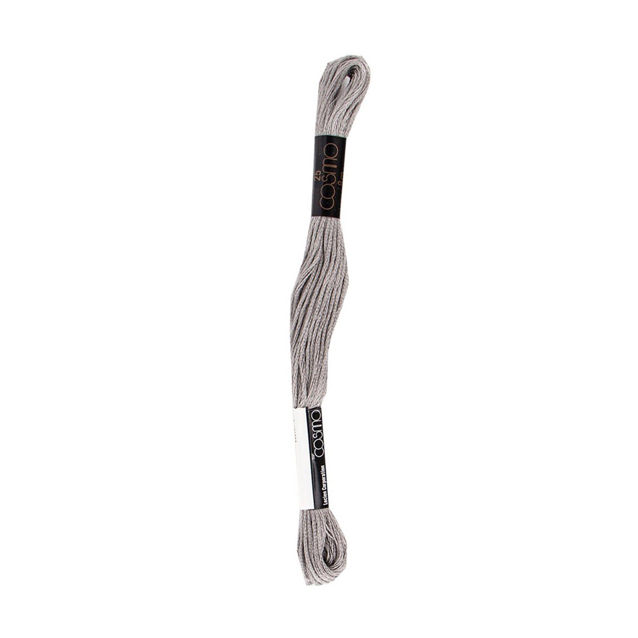 Cosmo Cotton Embroidery Floss 8m Skein Castor Gray