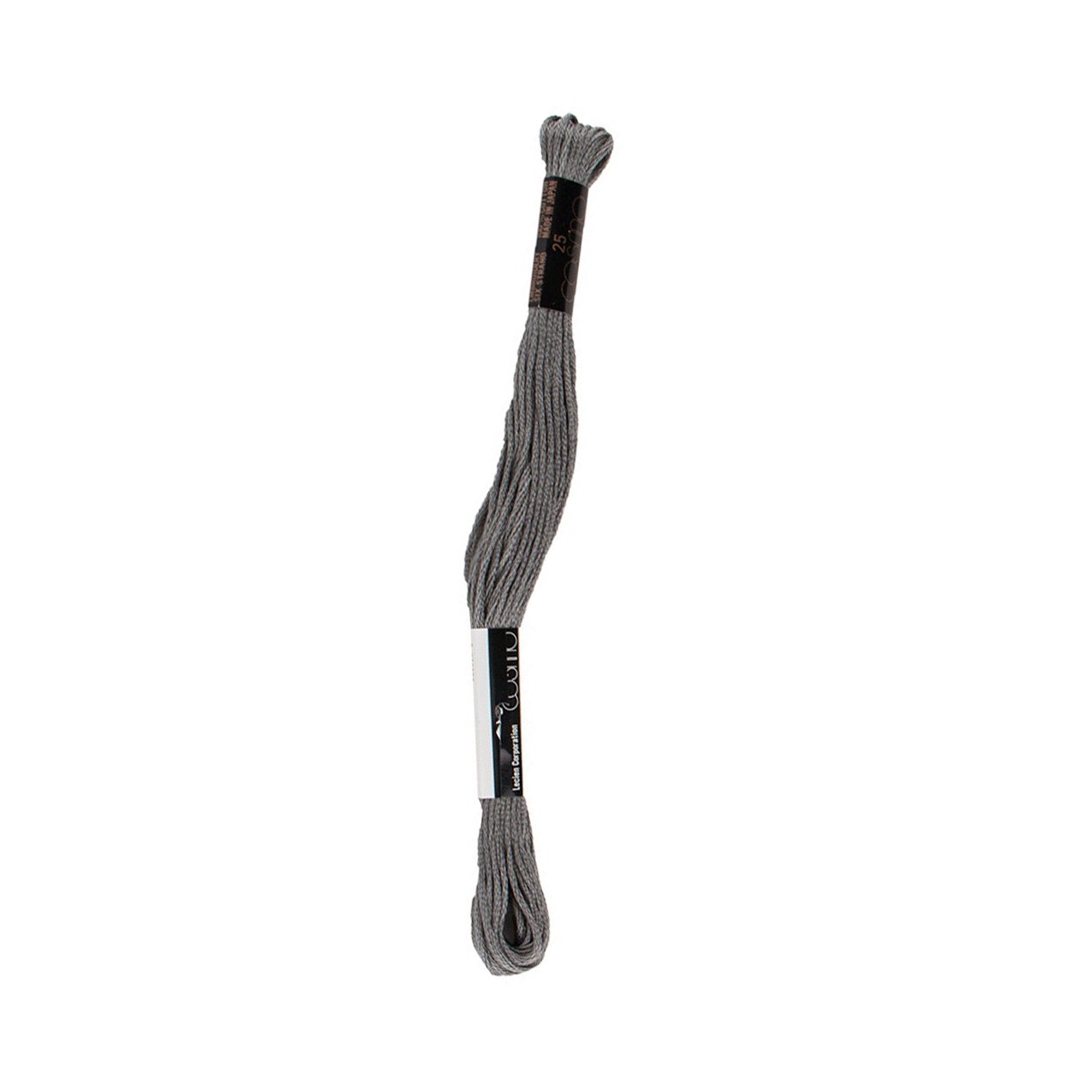 Cosmo Cotton Embroidery Floss 8m Skein Charcoal Gray