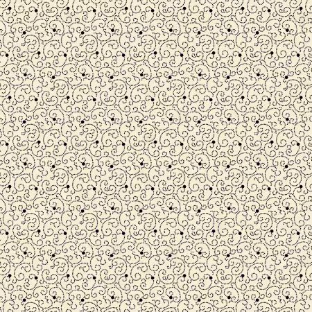 Black Swirly Dot