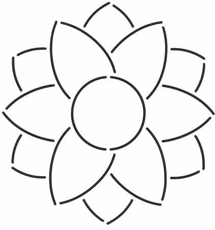 Quilt Stencil Block
