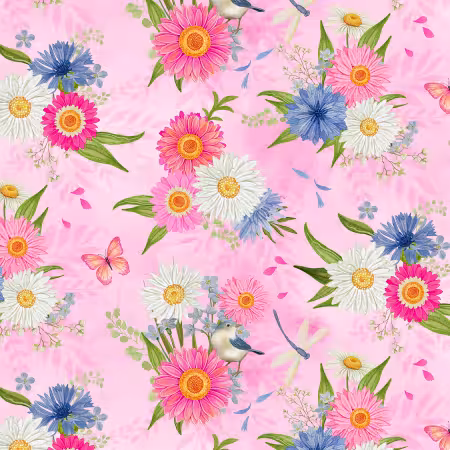 Pink Bouquets All Over