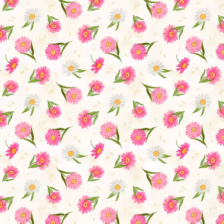 Cream Small Flowers