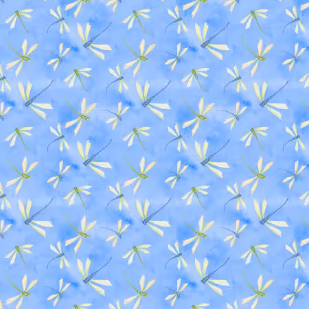 Blue Dragonflies