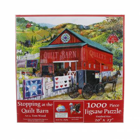 Stopping at the Quilt Barn 1000pc