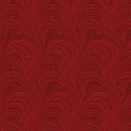 Medium Red Wave Texture 108in Wide Back