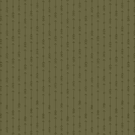 Green Arrow Stripe Flannel