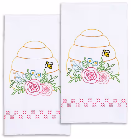 Bee Hive Decorative Hand Towels