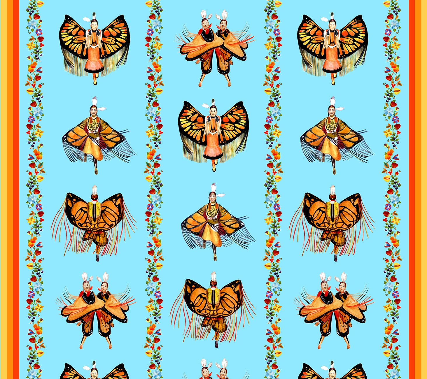 Monarch Dance Wide Stripe