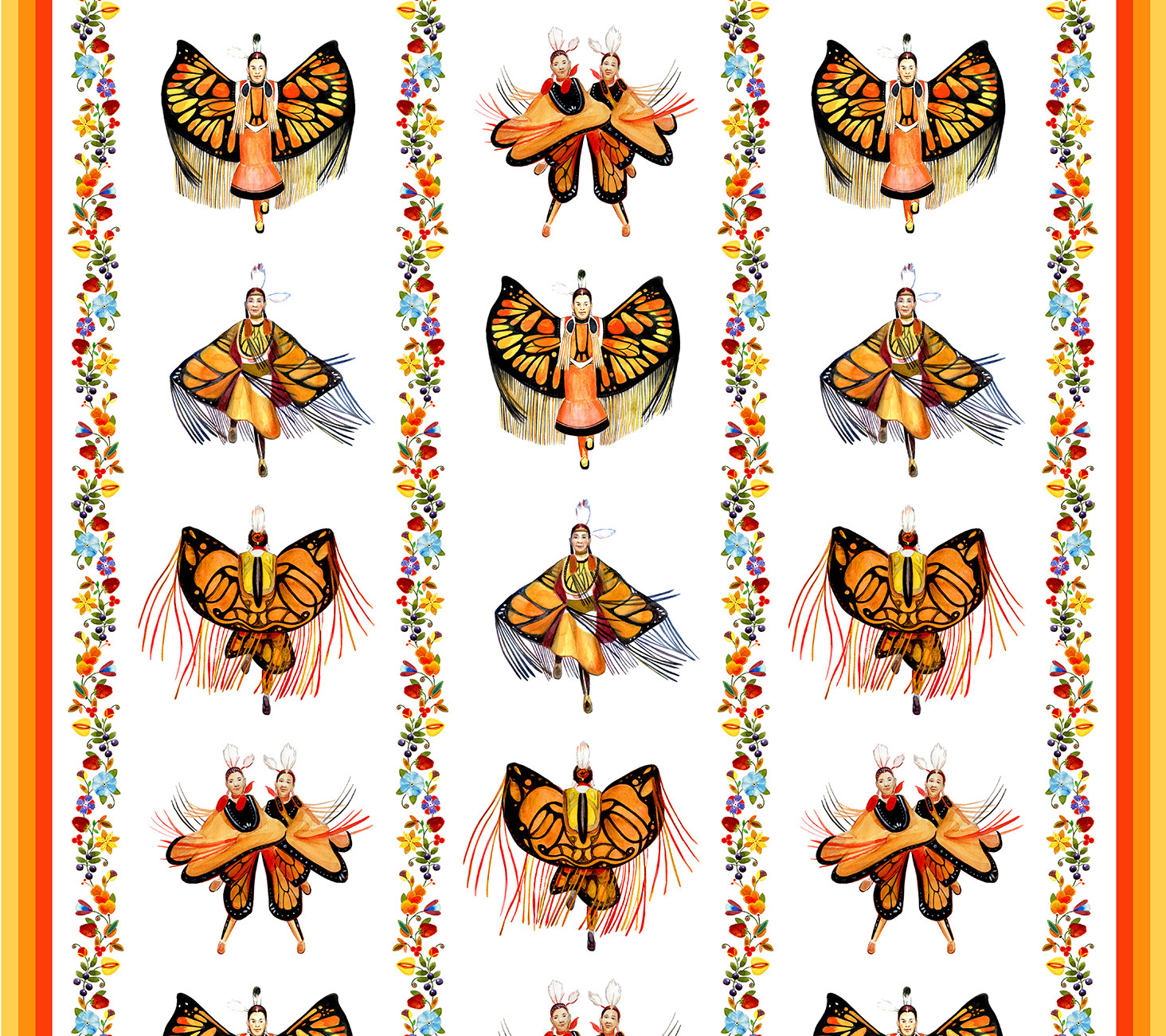 Monarch Dance Wide Stripe