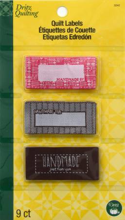 Sew In Embroidered Labels Handmade