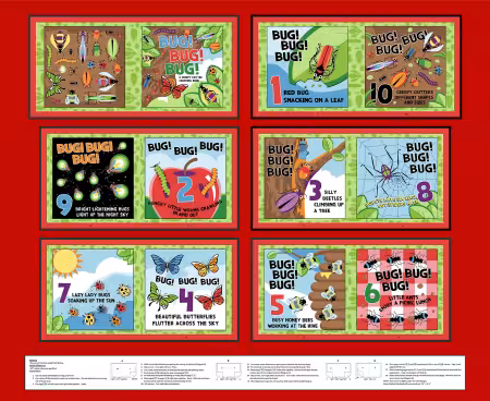 Red Bug Bug Bug Book HG070225
