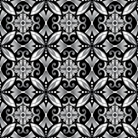 Black Geometric Tiles