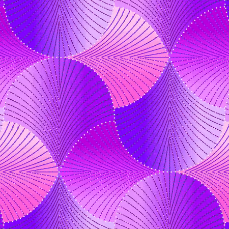 Purple Fans Pearlescent