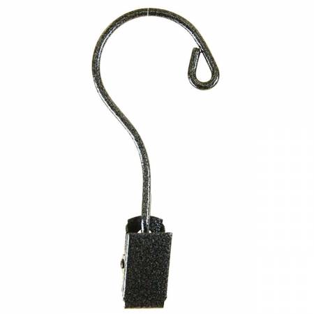 Tree Ornament Hook with Clip Charcoal