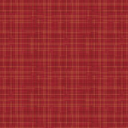 Red Space Dyed Plaid