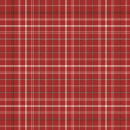 Red Cream Glen Plaid