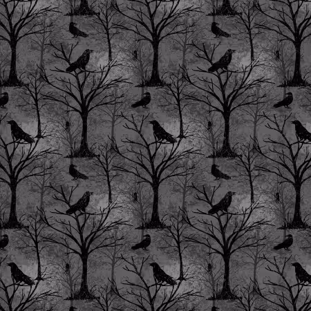Black Trees & Critters All Over