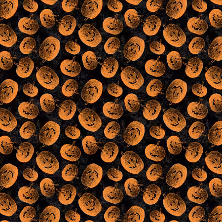 Black/Orange Tossed Jack o' Lanterns