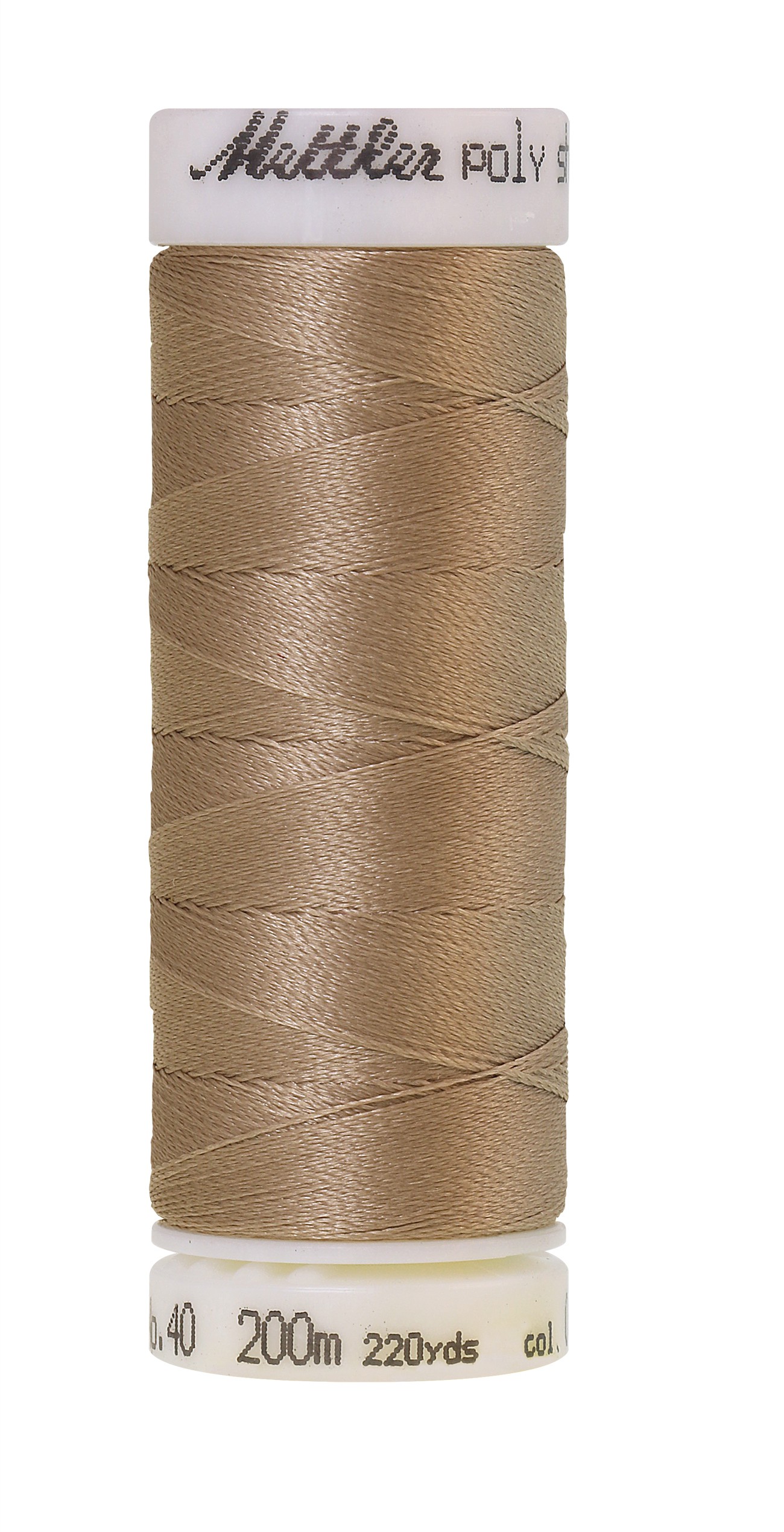Poly Sheen Polyester Embroidery Thread 40wt 220yd Gravel