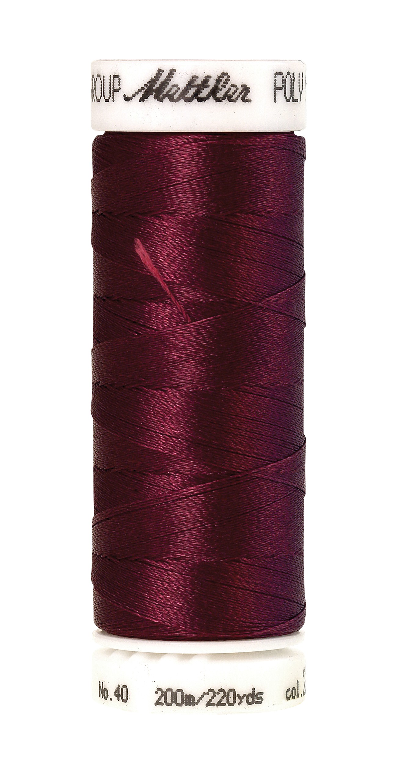 Poly Sheen Polyester Embroidery Thread 40wt 220yd Burgundy