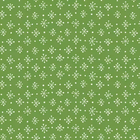 Green Mini Snowflakes
