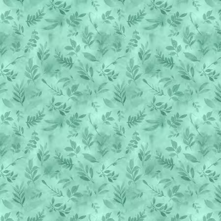 Tossed Leaves Teal