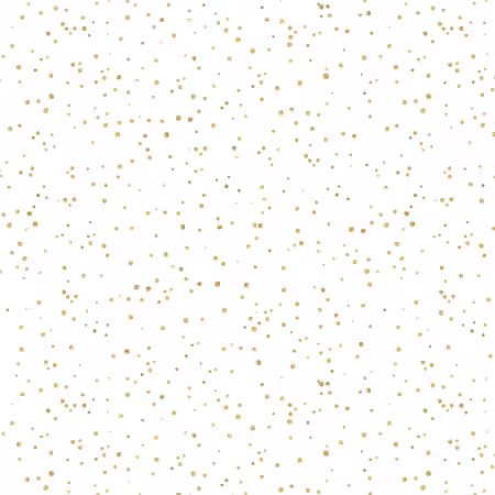 Glitter Dots White