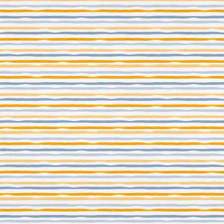 Sweet As Can Bee Bee Stripe Blue/Yellow Double Gauze