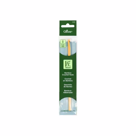 Bamboo Crochet Hook Takumi Size I 5.5mm