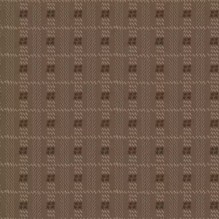Brown Star Zig Zag Plaid 3 Inch repeat