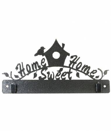 10in Home Sweet Home Holder Charcoal