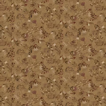 Caramel/Black Meadow 108 Inch Wide Back 6 Inch