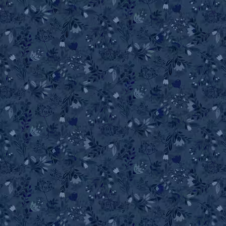 Indigo Meadow 108 Inch Wide Back 6 Inch
