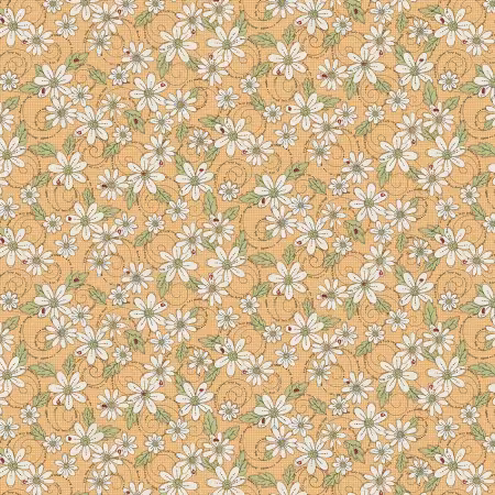 Gold Daisy Allover 8 inch