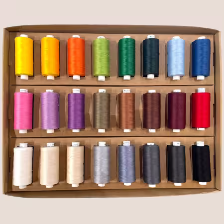 Valdani 35wt Thread Assortment 24 Solid Colors